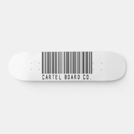 Kartel Barcode Skateboard (Horizontaal)