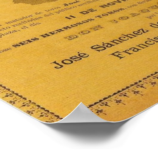 Kartel para la despedida del torero Bull Fighter Poster (Hoek)