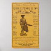 Kartel para la despedida del torero Bull Fighter Poster (Voorkant)