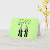 Karten "Dingen waar Nonnen aan Denken" Grappig Kaart (Gele Bloem)