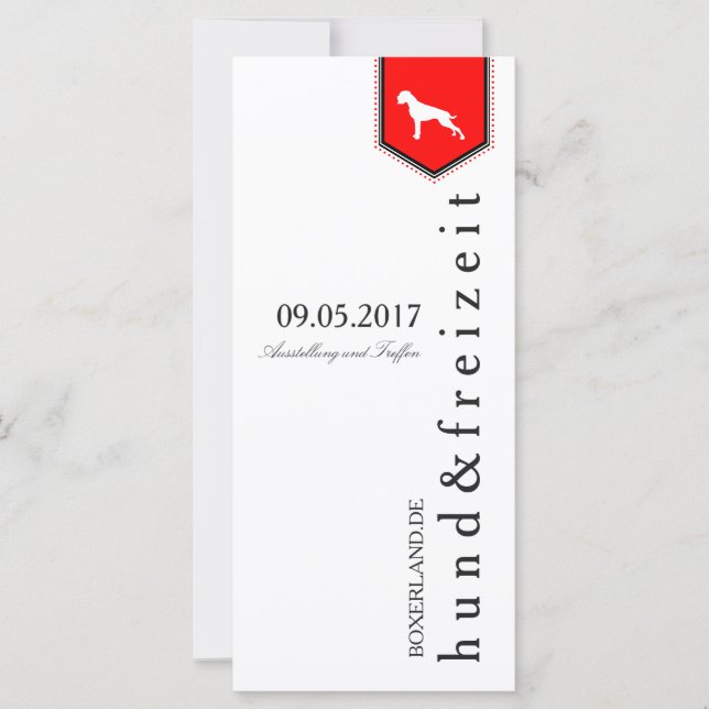 Karten, weiß, klar, modern (Voorkant)