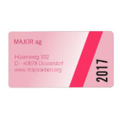 Kartenhaus | Ungewöhnliche Geschäftsausstattung Etiket (Voorkant)