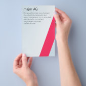 Kartenhaus | Ungewöhnliche Geschäftsausstattung Flyer (Hand)