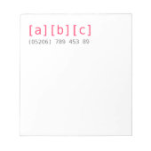 Kartenhaus | Ungewöhnliche Geschäftsausstattung Notitieblok (Voorkant)