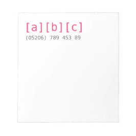 Kartenhaus | Ungewöhnliche Geschäftsausstattung Notitieblok