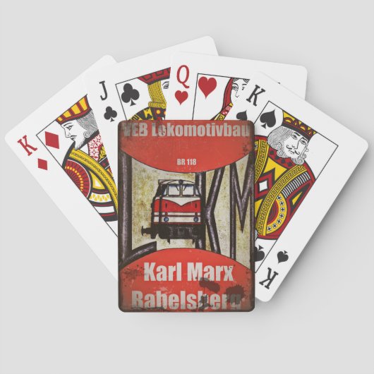 Kartenspiel DDR Design Pokerkaarten (Achterkant)