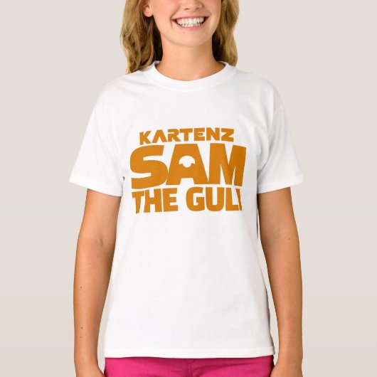Kartenz Sam the Gull Logo T-Shirt van Wighar (Voorkant)