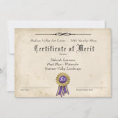 KARTGUNNINGCERTIFICAAT VOOR SHOWS (Voorkant)