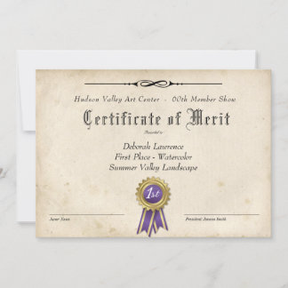 KARTGUNNINGCERTIFICAAT VOOR SHOWS