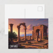 Karthago Tunesië Reizen Briefkaart (Voorkant / Achterkant)