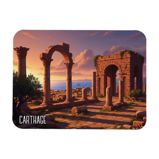 Karthago Tunesië Reizen Magneet (Horizontaal)