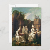Karthusiaanse monniken in de Meditatie Briefkaart (Voorkant / Achterkant)
