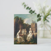 Karthusiaanse monniken in de Meditatie Briefkaart (Staand voorkant)