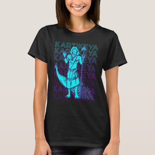 Kartikeya Hindu God Hindu Mythology Ancient God T-shirt (Voorkant)