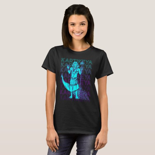 Kartikeya Hindu God Hindu Mythology Ancient God T-shirt (Voorkant volledig)