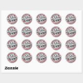 Karting Bar Mitzvah Ronde Sticker (Vel)