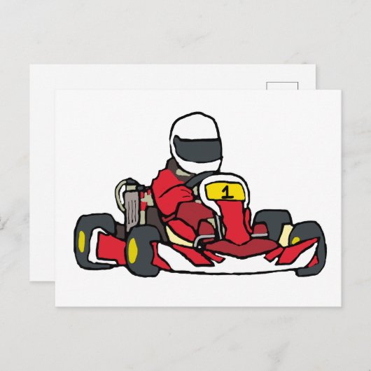 Karting Briefkaart (Voorkant / Achterkant)