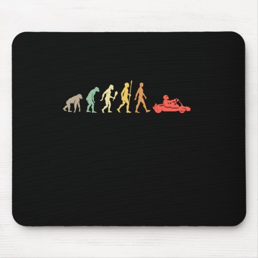  Karting Evolution Go Kart Racer Gift Idee Muismat (Voorkant)