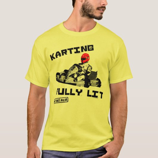 Karting Fully Lit T-shirt (Voorkant)
