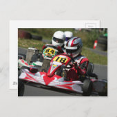 Karting karts minimax motorsport briefkaart (Voorkant / Achterkant)