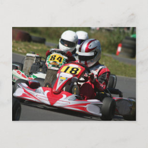 Karting karts minimax motorsport briefkaart