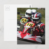 Karting karts minimax motorsport briefkaart (Voorkant / Achterkant)