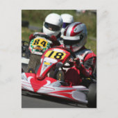 Karting karts minimax motorsport briefkaart (Voorkant)