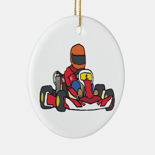 Karting Keramisch Ornament (Rechts)