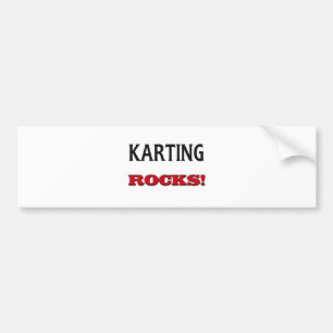 Karting Rocks Bumpersticker
