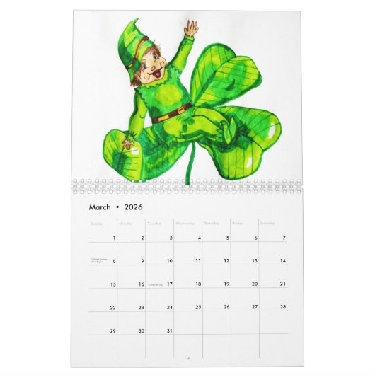 KARTJE VAN DE HOLIDAG KALENDER (Mar 2026)