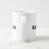 Kartoffel-Schtream Jumbo Tasse Grote Koffiekop (Achterkant)