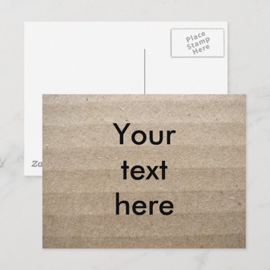 Karton Briefkaart (Voorkant / Achterkant)