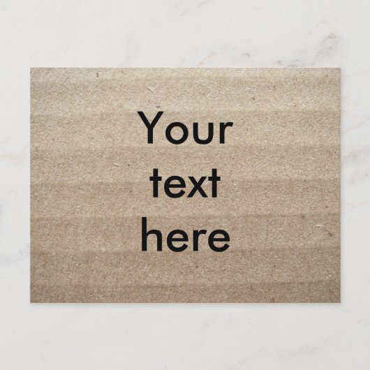 Karton Briefkaart (Voorkant)