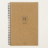 Karton Classic Monogram Persoonlijk Wekelijks Planner (Voorkant)