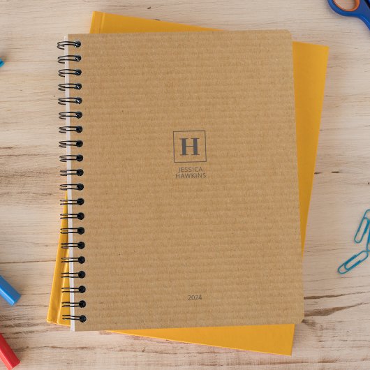 Karton Classic Monogram Persoonlijk Wekelijks Planner