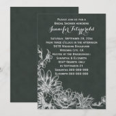  karton, Floral Display Vrijgezellenfeest Kaart (Voorkant / Achterkant)