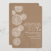 Karton geïnspireerde wijn Wereldbollen bruiloft Kaart (Voorkant / Achterkant)