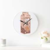 Karton met chocolade gearomatiseerde melk grote klok (Huis)