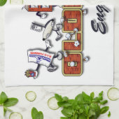 Karton Oldham Theedoek (Gevouwen)