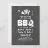  karton Pig Roast BBQ Birthday Party Kaart (Voorkant)