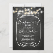 karton, pot, partij voor huisverwarming kaart (Voorkant)