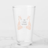 Karton Sheltie Hond Glas (Achterkant)