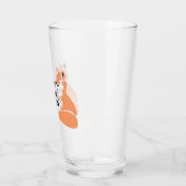Karton Sheltie Hond Glas (Links)