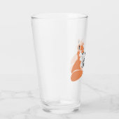 Karton Sheltie Hond Glas (Rechts)