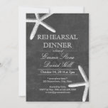 karton Starfish repetitie dinaal Kaart<br><div class="desc">Chalkboard Starfish repetitie Dinner Invitations.</div>