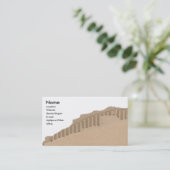 Karton Visitekaartje (Staand voorkant)