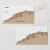 Karton Visitekaartje (Voorkant / Achterkant)