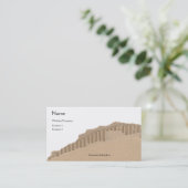 Karton Visitekaartje (Staand voorkant)