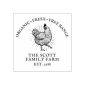 Karton voor persoonlijk  Boerderij Rubberstempel (Afrduk)