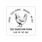 Karton voor persoonlijk  Boerderij Rubberstempel (Afrduk)